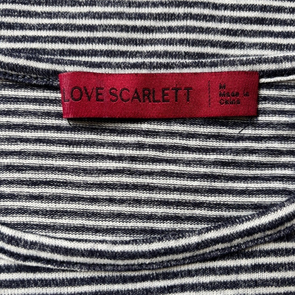Love Scarlett nautical style sleeveless top with anchor button detail size M - Picture 10 of 10